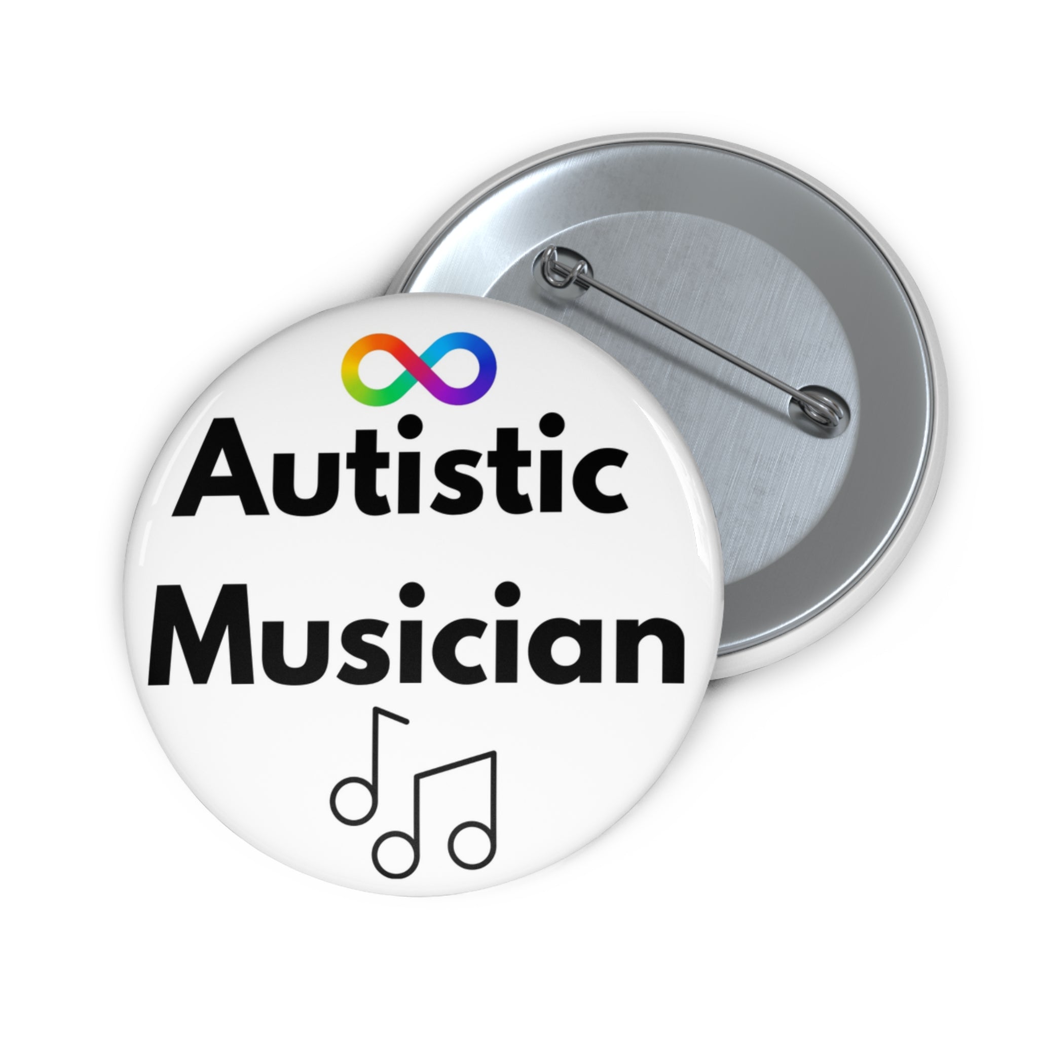 Autistic Musician Pin